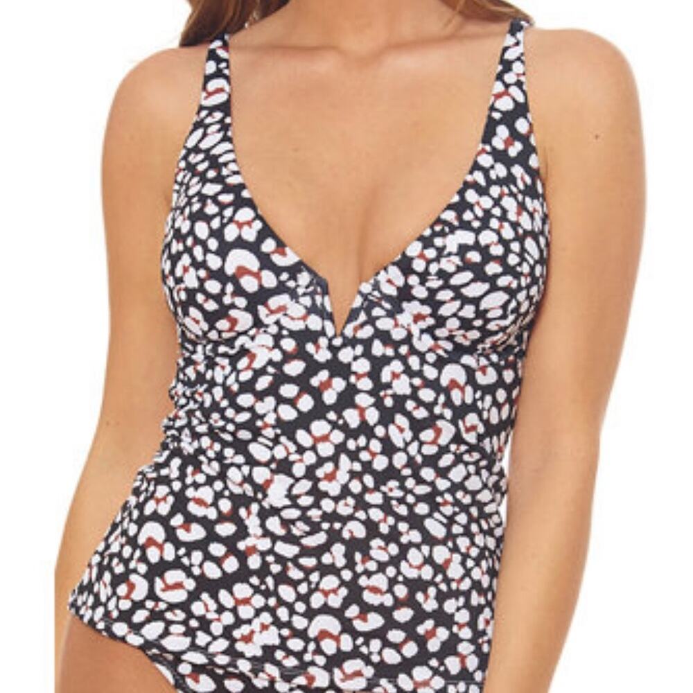 Jessica Simpson V Wire Swim Tankini top